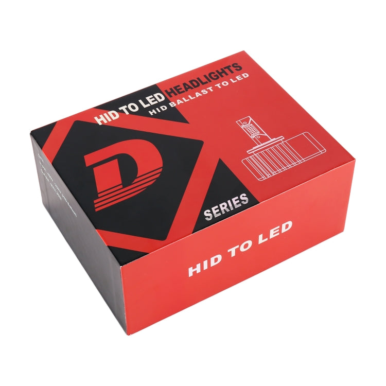 1 Pair D Series D2S Car HID Ballast to LED Headlight DC12V 35W 6000K 7000LM, CSP Lamp Bead - LED Headlamps by buy2fix | Online Shopping UK | buy2fix