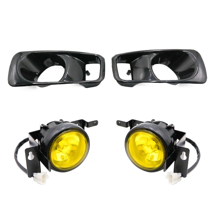 1 Pair Car Modified Front Fog Light for Honda Civic 1999-2000 (Yellow Light) - Fog / Driving Lights by buy2fix | Online Shopping UK | buy2fix