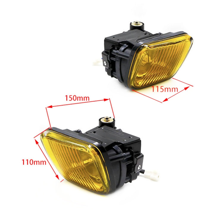 1 Pair Car Modified Front Fog Light for Honda Civic 1996-1998 (Yellow Light) - Fog / Driving Lights by buy2fix | Online Shopping UK | buy2fix
