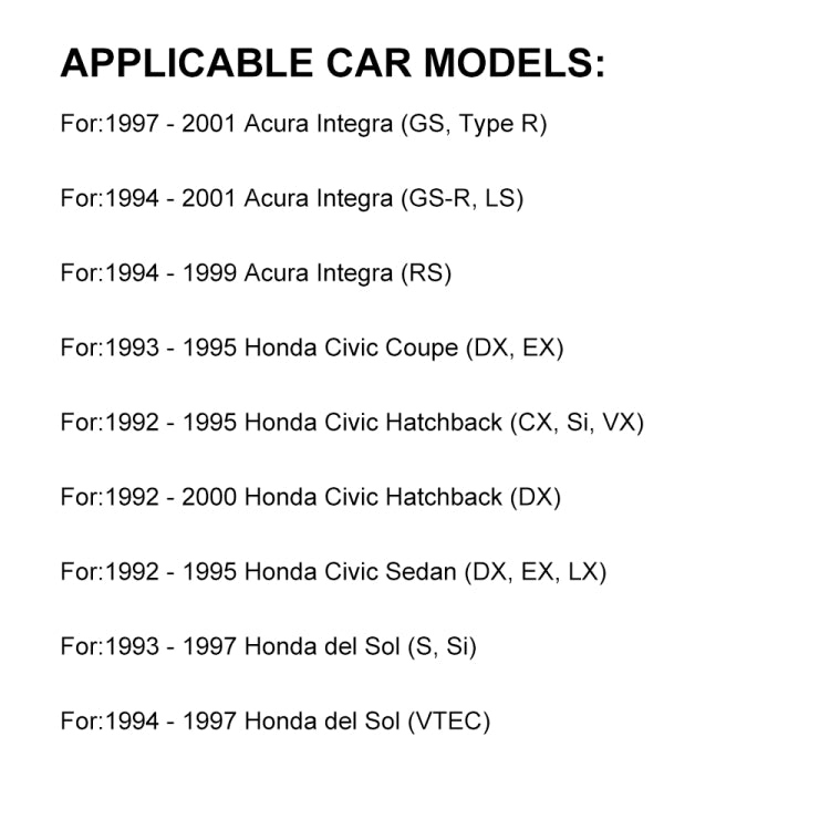 Car Modified Rear Suspension Stabilizer Rod for Honda Civic EK(Black) by buy2fix