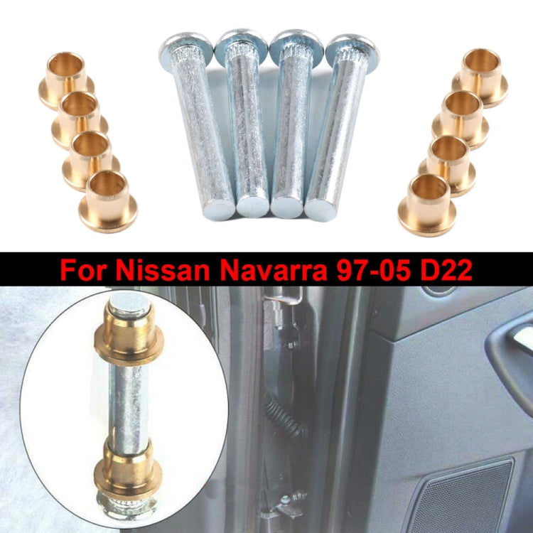 Car Door Hinge Pin Bushing Repair Kit for Nissan Navarra 1997-2005 by buy2fix