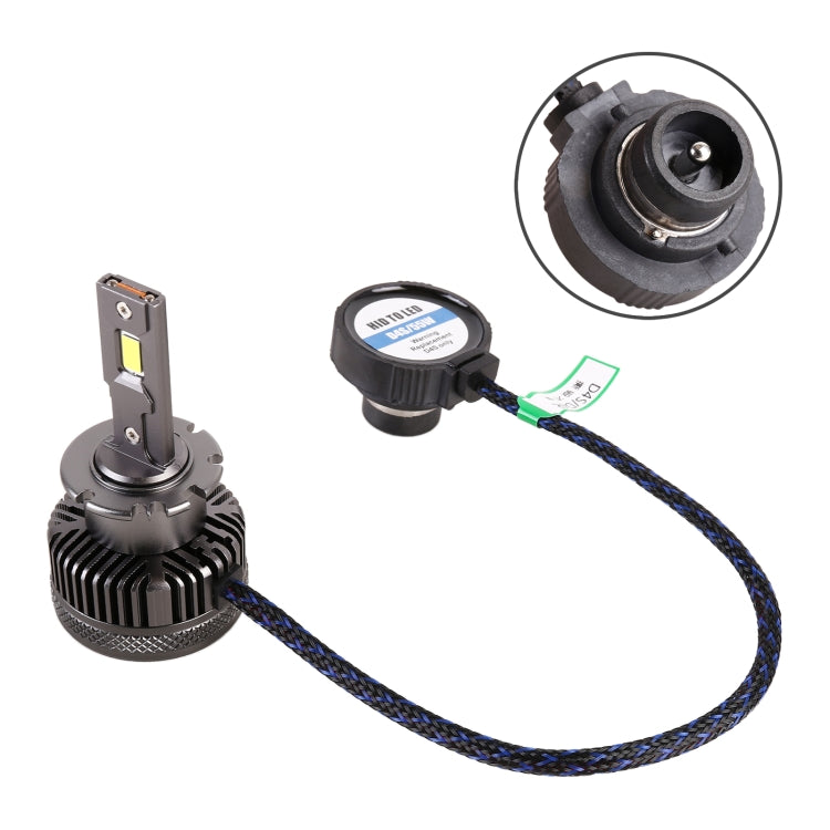 1 Pair D Series D4S Car HID Ballast to LED Headlight DC12V / 35W / 6000K / 5000LM - LED Headlamps by buy2fix | Online Shopping UK | buy2fix