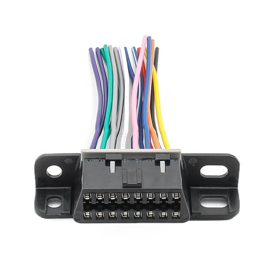 J1962F OBD2 16Pin Terminal Version Female Connector, Cable length: 10cm - Cables & Connectors by buy2fix | Online Shopping UK | buy2fix