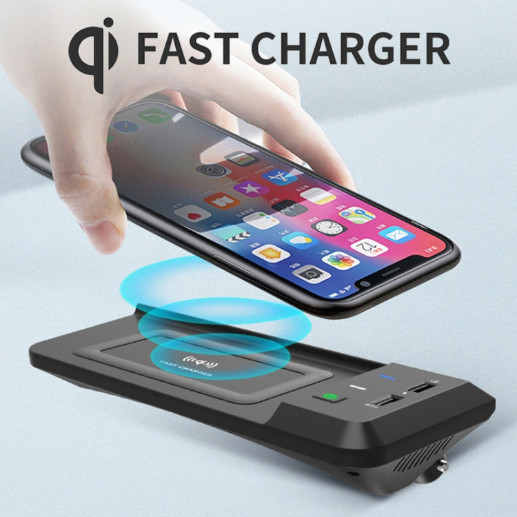 HFC-1051 Car Qi Standard Wireless Charger 15W / 10W Quick Charging for Audi Q5L 2018-2022, Left Driving - Wireless Charging Pads by buy2fix | Online Shopping UK | buy2fix