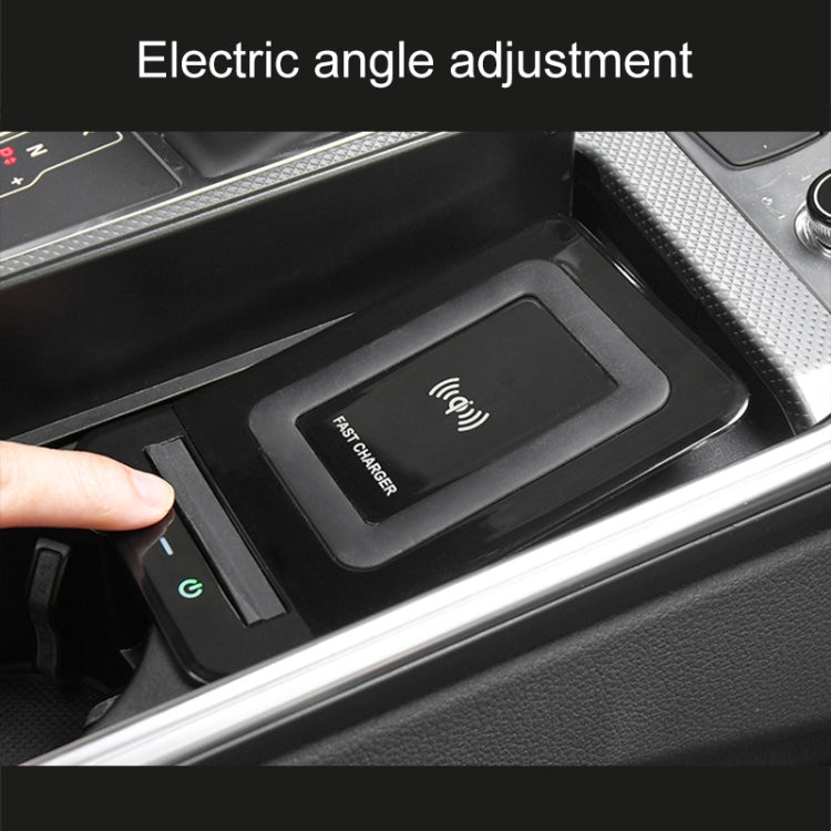 HFC-1052 Car Qi Standard Wireless Charger 15W / 10W Quick Charging for Audi A6L 2019-2022, Left Driving - Wireless Charging Pads by buy2fix | Online Shopping UK | buy2fix