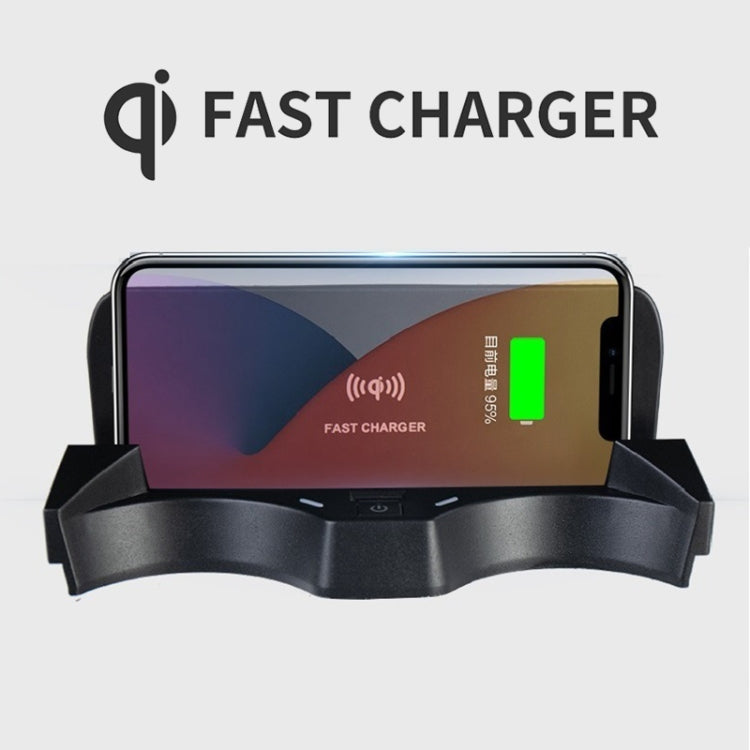 HFC-1012 Car Qi Standard Wireless Charger 10W Quick Charging for BMW X1 2016-2019, Left Driving - Wireless Charging Pads by buy2fix | Online Shopping UK | buy2fix