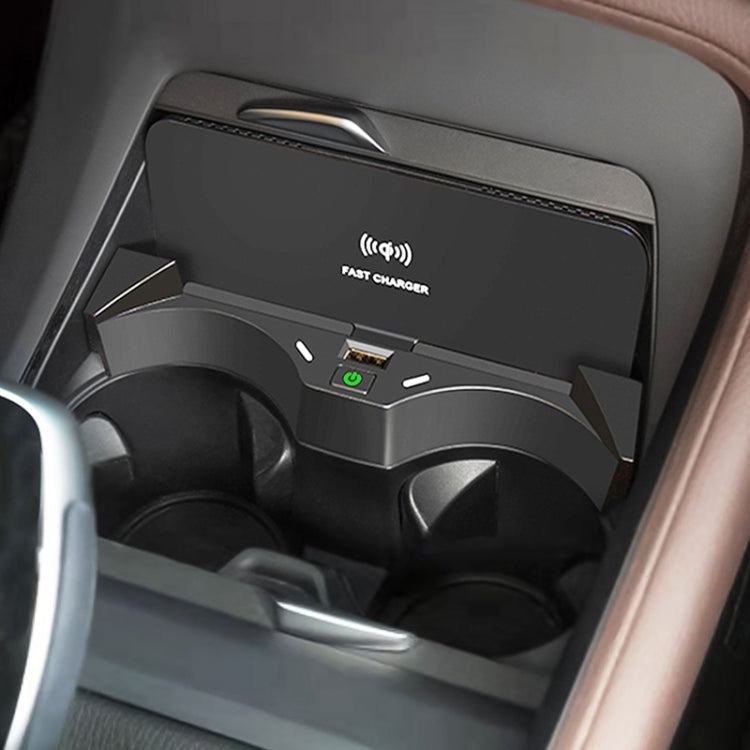 HFC-1012 Car Qi Standard Wireless Charger 10W Quick Charging for BMW X1 2016-2019, Left Driving - Wireless Charging Pads by buy2fix | Online Shopping UK | buy2fix