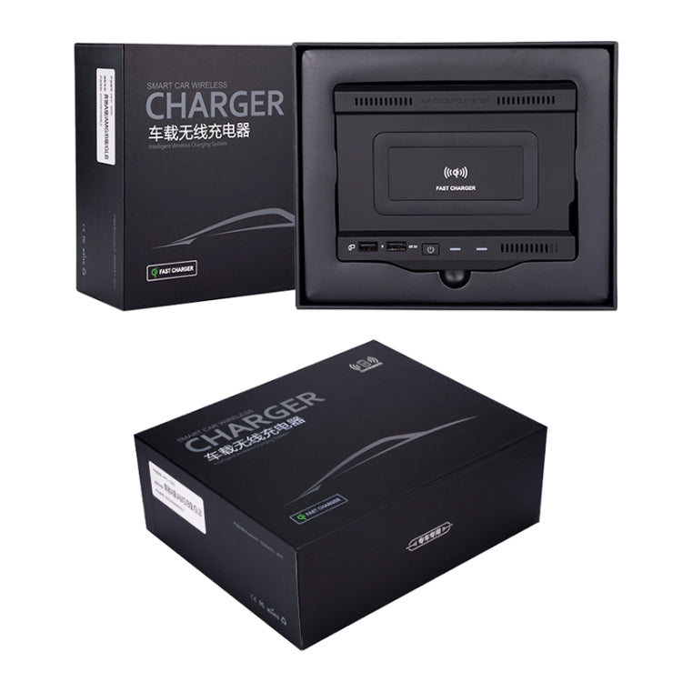 HFC-1020 Car Qi Standard Wireless Charger 10W Quick Charging for Mercedes-Benz A Class 2019-2022, Left and Right Driving by buy2fix