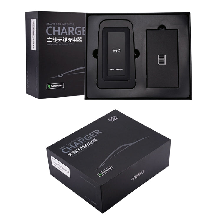 HFC-1010 Car Qi Standard Wireless Charger 10W Quick Charging for Volvo S60 2020-2022, Left and Right Driving - Wireless Charging Pads by buy2fix | Online Shopping UK | buy2fix