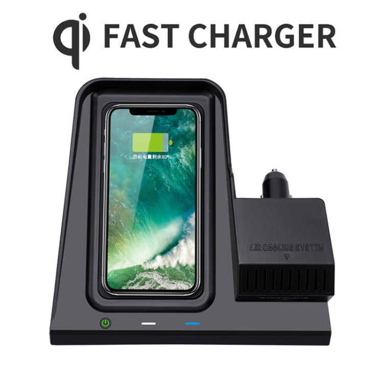 HFC-1002 Car Qi Standard Wireless Charger 10W Quick Charging for Honda Avancier / URV 2017-2020, Left Driving - Wireless Charging Pads by buy2fix | Online Shopping UK | buy2fix