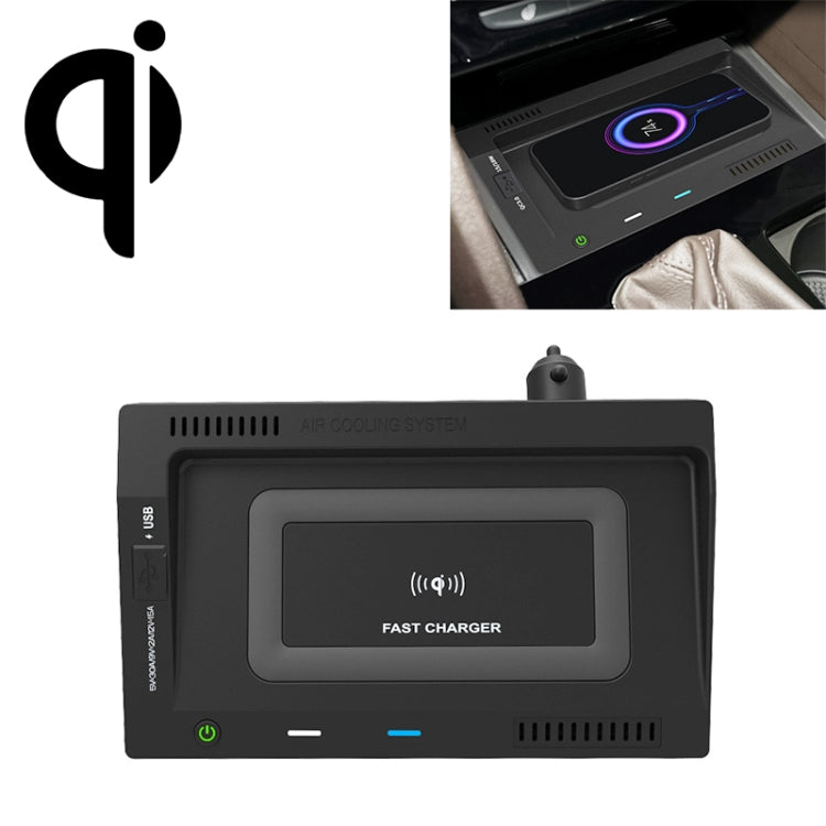 HFC-1031 Car Qi Standard Wireless Charger 10W Quick Charging for Volkswagen Teramont 2018-2020, Left Driving - Wireless Charging Pads by buy2fix | Online Shopping UK | buy2fix