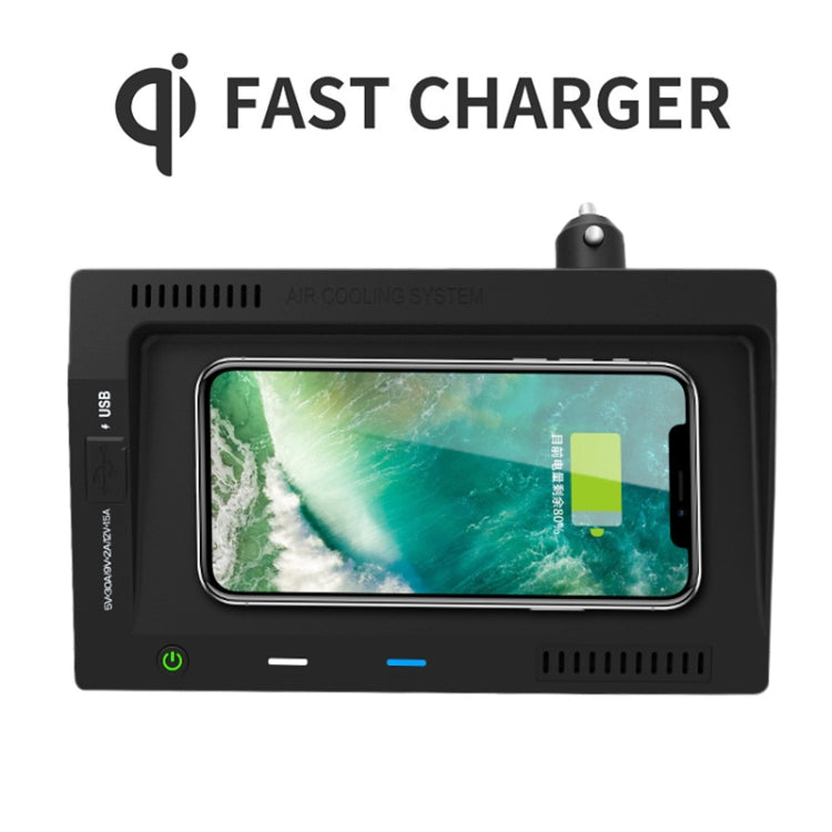 HFC-1031 Car Qi Standard Wireless Charger 10W Quick Charging for Volkswagen Teramont 2018-2020, Left Driving - Wireless Charging Pads by buy2fix | Online Shopping UK | buy2fix