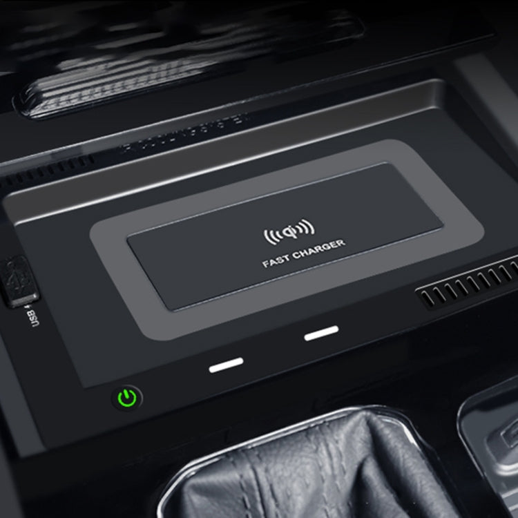 HFC-1031 Car Qi Standard Wireless Charger 10W Quick Charging for Volkswagen Teramont 2018-2020, Left Driving - Wireless Charging Pads by buy2fix | Online Shopping UK | buy2fix