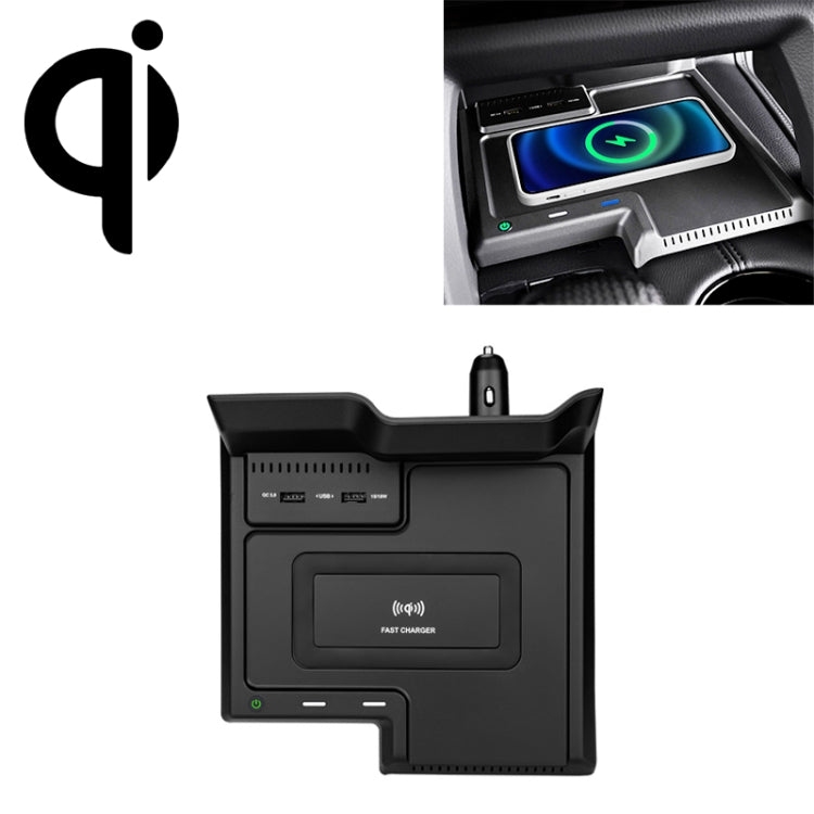 HFC-1060 Car Qi Standard Wireless Charger 10W Quick Charging for Toyota Avalon 2019-2021, Left Driving - Wireless Charging Pads by buy2fix | Online Shopping UK | buy2fix