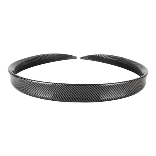 Car Modified Plastic Rear Wing Side Spoiler Lip, Carbon Fiber Texture by buy2fix