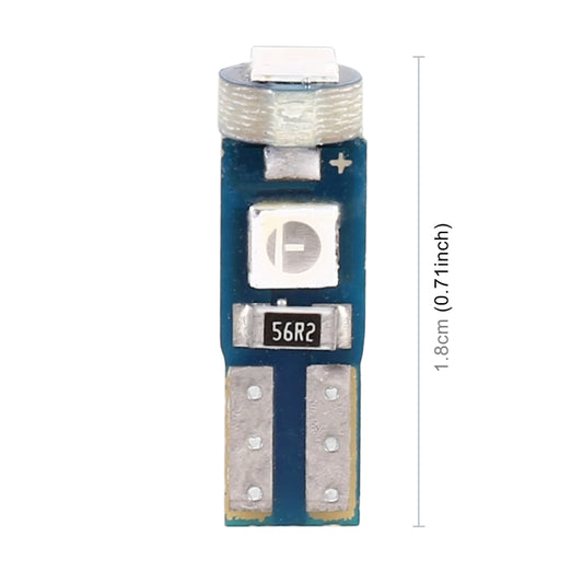 10 in 1 Car T5 0.2W DC12V Instrument Panel LED Decorative Light(Blue Light) - Instrument Lights by buy2fix | Online Shopping UK | buy2fix