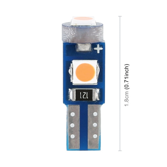 10 in 1 Car T5 0.2W DC12V Instrument Panel LED Decorative Light(Pink Light) - Instrument Lights by buy2fix | Online Shopping UK | buy2fix