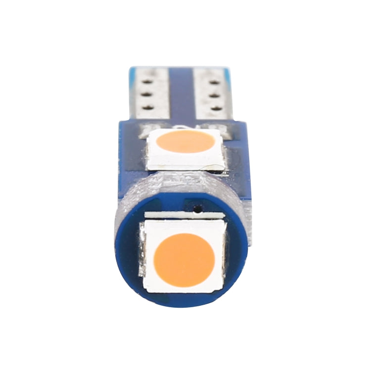 10 in 1 Car T5 0.2W DC12V Instrument Panel LED Decorative Light(Pink Light) - Instrument Lights by buy2fix | Online Shopping UK | buy2fix