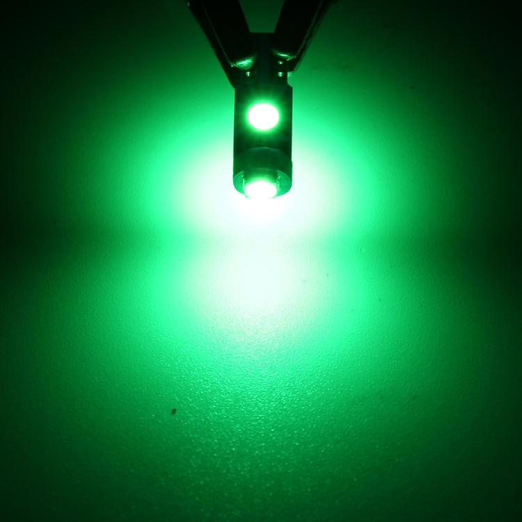 10 in 1 Car T5 0.2W DC12V Instrument Panel LED Decorative Light(Green Light) - Instrument Lights by buy2fix | Online Shopping UK | buy2fix