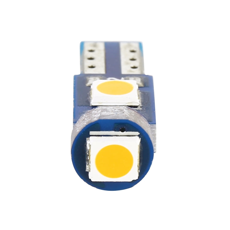 10 in 1 Car T5 0.2W DC12V Instrument Panel LED Decorative Light(Yellow Light) - Instrument Lights by buy2fix | Online Shopping UK | buy2fix