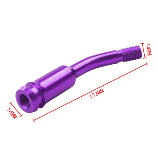 Car Modified Racing Quick Curved Gear Lever Extension Rod for Volkswagen T4 1990-2003 (Purple) by buy2fix