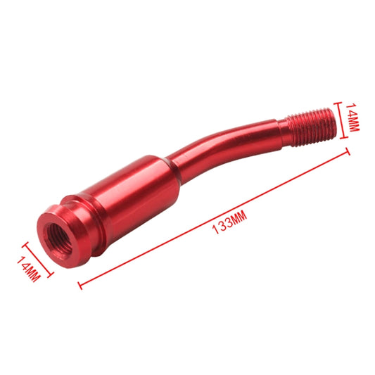 Car Modified Racing Quick Curved Gear Lever Extension Rod for Volkswagen T4 1990-2003 (Red) by buy2fix