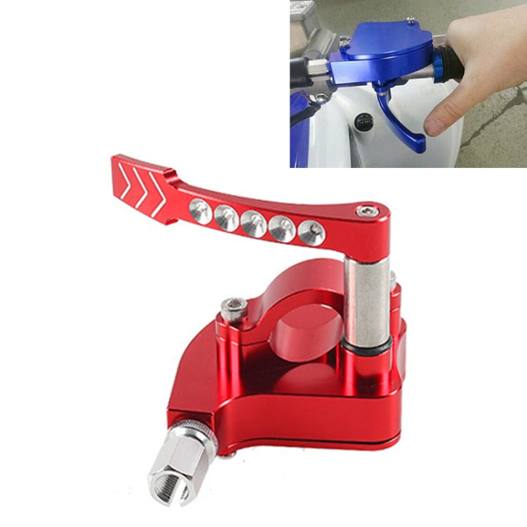 Motorcycles 7/8 Thumb Throttle Assembly Pull (Red) - Replacement Parts by buy2fix | Online Shopping UK | buy2fix