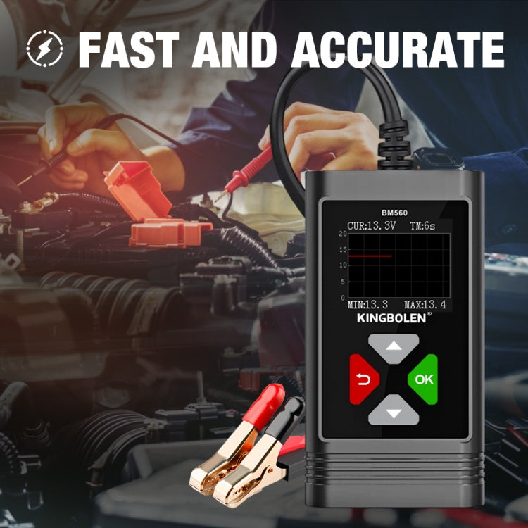 KINGBOLEN BM560 6V 12V Car Digital Load Battery Tester - Electronic Test by buy2fix | Online Shopping UK | buy2fix