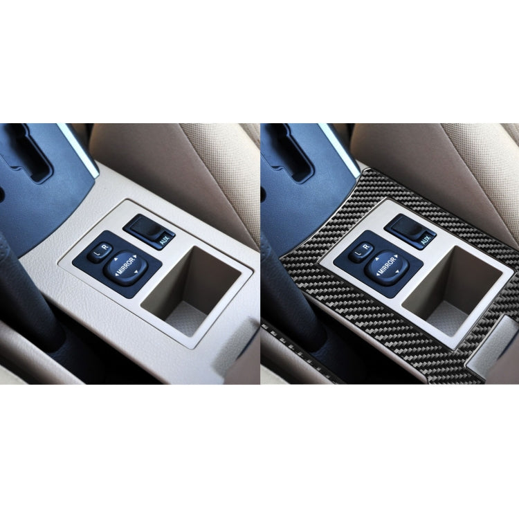 Carbon Fiber Car Handbrake Panel Decorative Sticker for Toyota Old RAV4 2006-2013,Left Drive by buy2fix