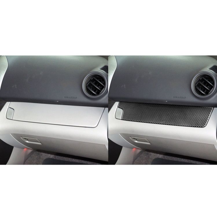 Carbon Fiber Car Co-pilot Control Panel Decorative Sticker for Toyota Old RAV4 2006-2013,Left Drive by buy2fix