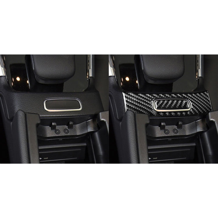 2 PCS / Set Carbon Fiber Car Armrest Box Switch Decorative Sticker for Mercedes-Benz B-Class 2019 / GLB 2020,Left and Right Drive Universal by buy2fix