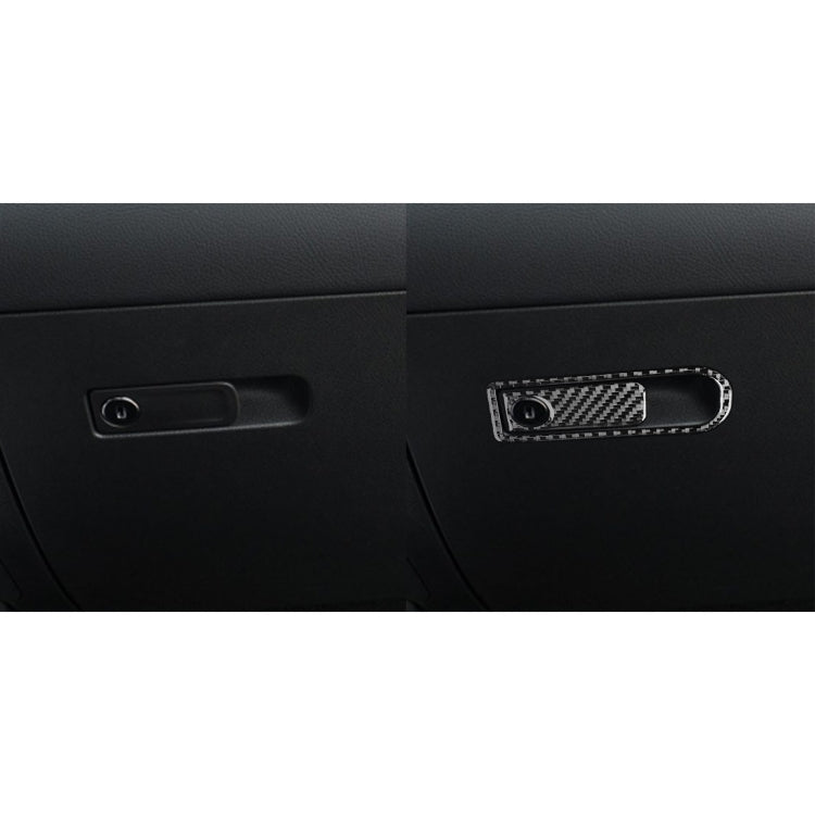 2 PCS / Set Carbon Fiber Car Glove Box Switch Decorative Sticker for Mercedes-Benz B-Class 2019 / GLB 2020,Left and Right Drive Universal by buy2fix