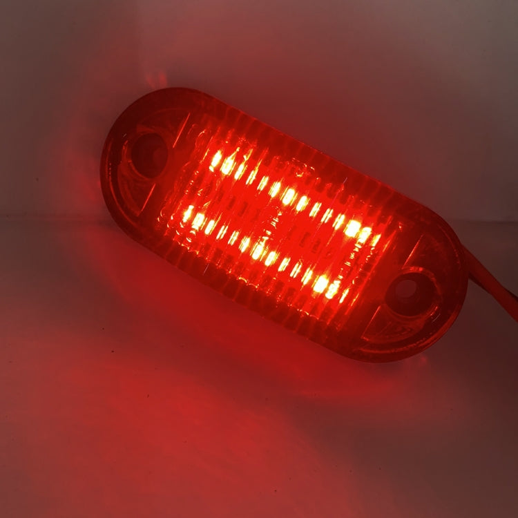 10 PCS MK-019 Car / Truck 6LEDs Side Marker Indicator Lights Bulb Lamp (Red Light) - Clearance Lights by buy2fix | Online Shopping UK | buy2fix