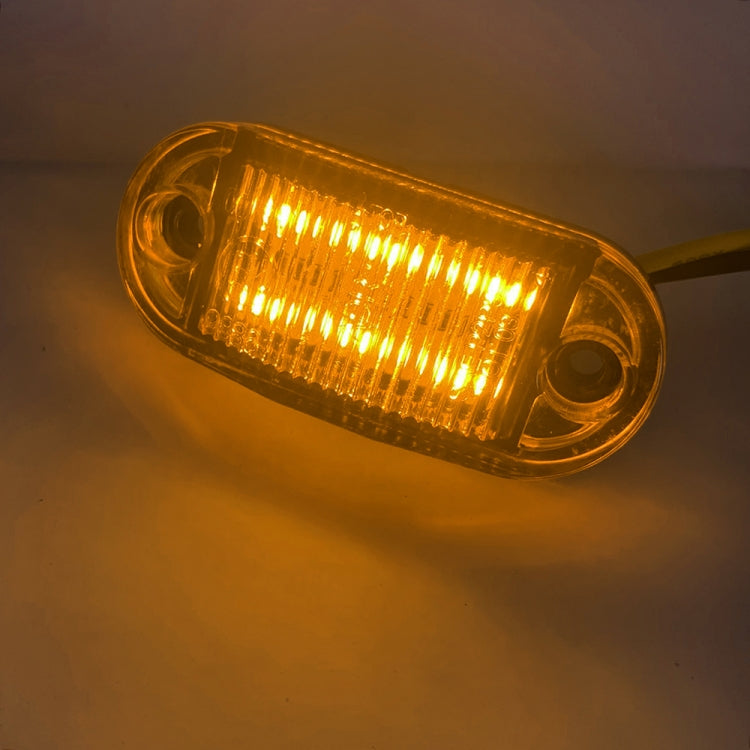 10 PCS MK-019 Car / Truck 6LEDs Side Marker Indicator Lights Bulb Lamp (Yellow Light) - Clearance Lights by buy2fix | Online Shopping UK | buy2fix
