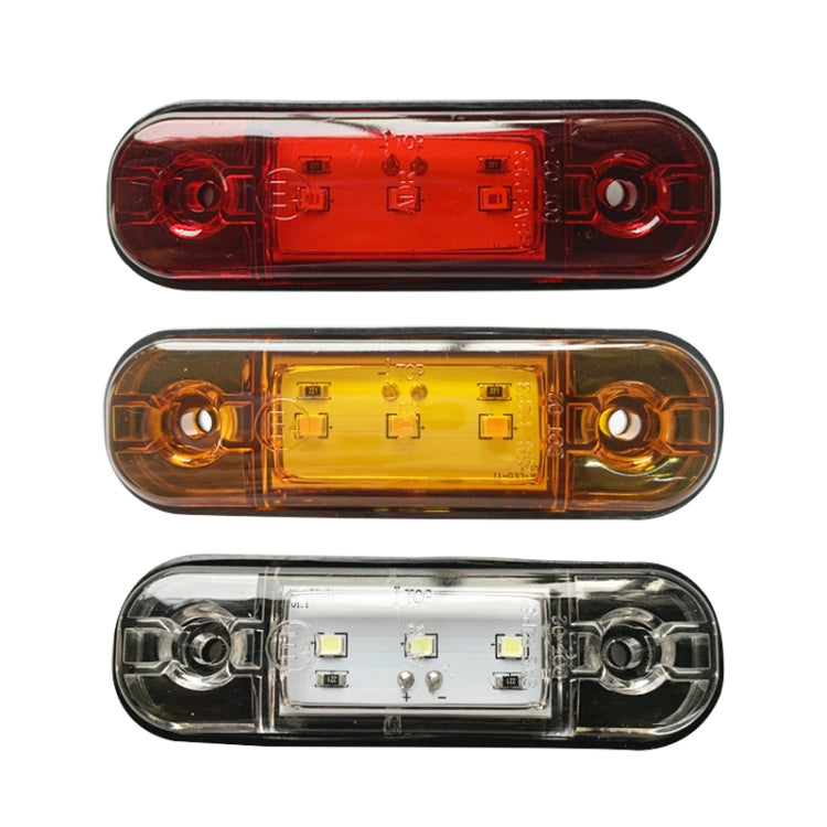 5 PCS MK-327 Car / Truck 3LEDs Side Marker Indicator Light Tail Light (Yellow Light) - Clearance Lights by buy2fix | Online Shopping UK | buy2fix