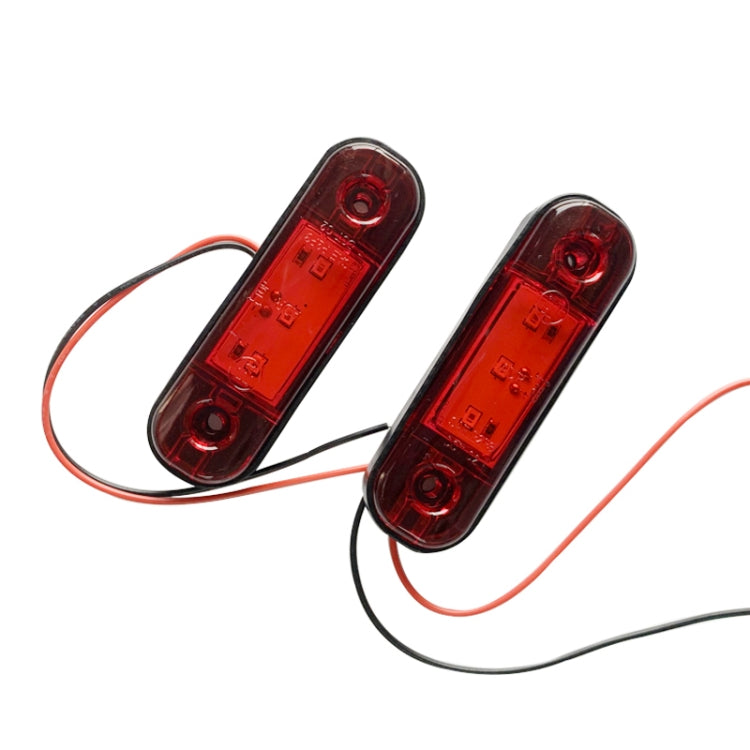 5 PCS MK-327 Car / Truck 3LEDs Side Marker Indicator Light Tail Light (Yellow Light) - Clearance Lights by buy2fix | Online Shopping UK | buy2fix