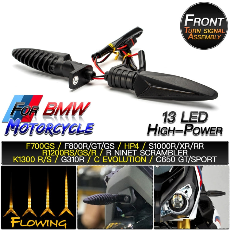 2 PCS KC059F Motorcycle Flashing Turn Signal Light for BMW - Turn Signal by buy2fix | Online Shopping UK | buy2fix