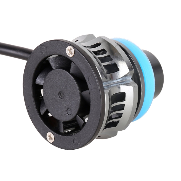 1 Pair H11 27W / DC12V Car Aluminum Alloy LED Headlight (Blue Light) - LED Headlamps by buy2fix | Online Shopping UK | buy2fix