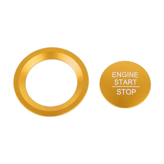 Car Engine Start Key Push Button Ring Trim Sticker for Honda(Gold) by buy2fix