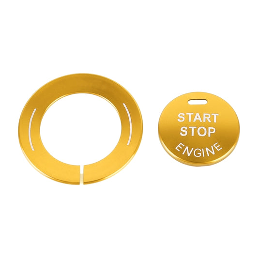 Car Engine Start Key Push Button Ring Trim Sticker for Infiniti (Gold) by buy2fix