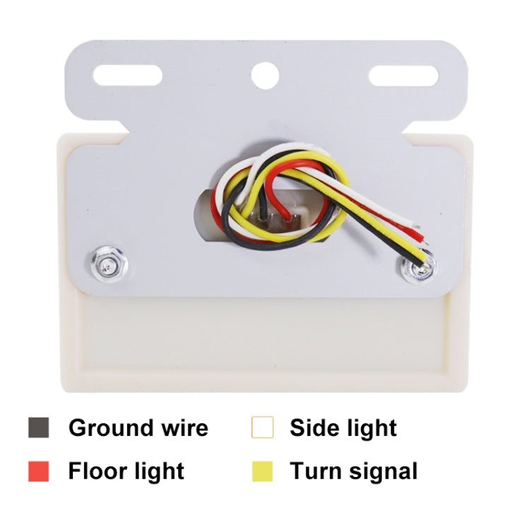 4 PCS ZS-6001 DC24V Car / Truck Side Marker Indicator Lights Bulb Lamp (White Light) - Clearance Lights by buy2fix | Online Shopping UK | buy2fix