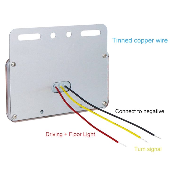 4 PCS ZS-9001 DC24V 9D Waterproof Car / Truck Side Marker Indicator Lights Bulb Lamp (Blue Light) - Clearance Lights by buy2fix | Online Shopping UK | buy2fix