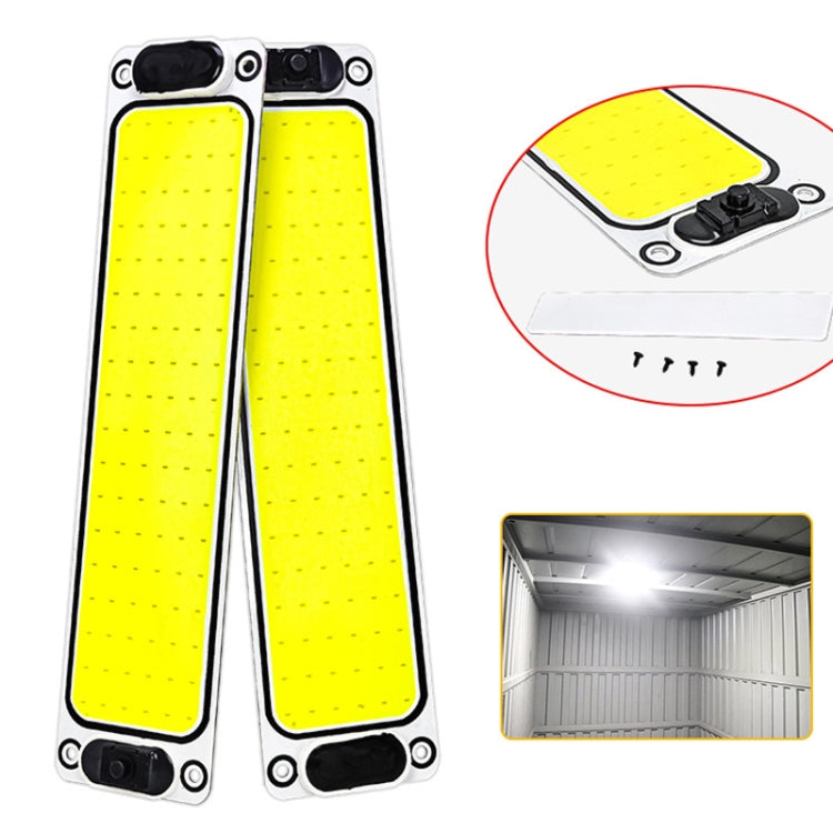 2 PCS ZS-3343 DC12-24V High Bright 108 COB Lamp Beads Car Dome Light Cabin Light Bar - Dome Lights by buy2fix | Online Shopping UK | buy2fix