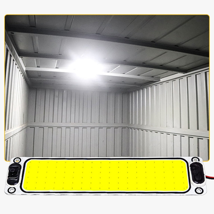2 PCS ZS-3343 DC12-24V High Bright 108 COB Lamp Beads Car Dome Light Cabin Light Bar - Dome Lights by buy2fix | Online Shopping UK | buy2fix