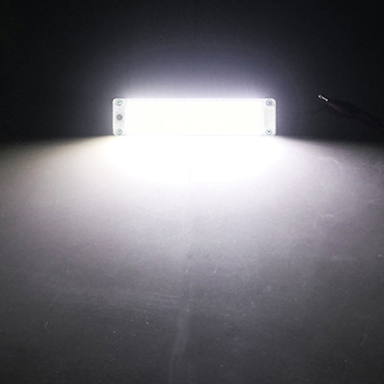 2 PCS ZS-3347 DC12-24V High Bright 108 COB Lamp Beads Car Dome Light Cabin Light Bar by buy2fix