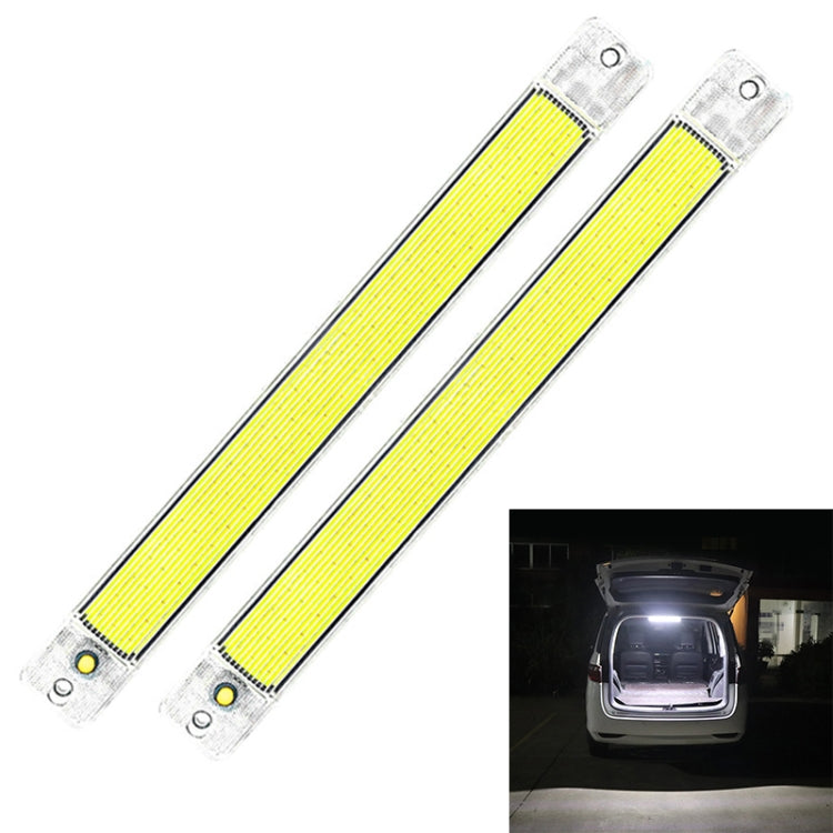 2 PCS ZS-3348 DC12-24V High Bright 84 COB Lamp Beads Car Dome Light Cabin Light Bar - Dome Lights by buy2fix | Online Shopping UK | buy2fix