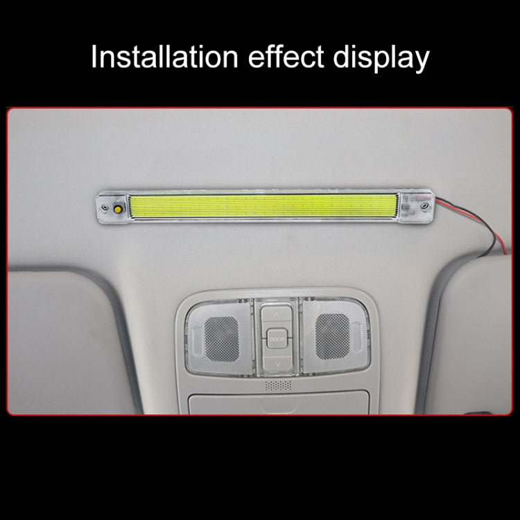2 PCS ZS-3348 DC12-24V High Bright 84 COB Lamp Beads Car Dome Light Cabin Light Bar - Dome Lights by buy2fix | Online Shopping UK | buy2fix
