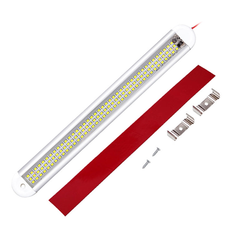 2 PCS ZS-3385 DC12-85V High Bright 120LEDs Lamp Beads Car Dome Light Cabin Light Bar - Dome Lights by buy2fix | Online Shopping UK | buy2fix