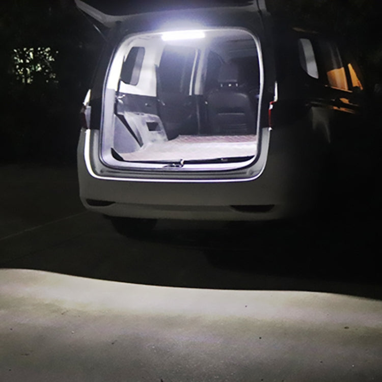 2 PCS ZS-3385 DC12-85V High Bright 120LEDs Lamp Beads Car Dome Light Cabin Light Bar - Dome Lights by buy2fix | Online Shopping UK | buy2fix
