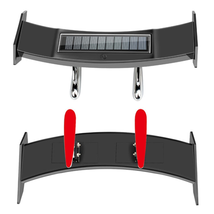 Car Mini Rear Wing with Light Solar Anti-collision Tail Light - Warning Lights by buy2fix | Online Shopping UK | buy2fix